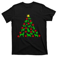 Dog Christmas Tree Dog Christmas T-Shirt