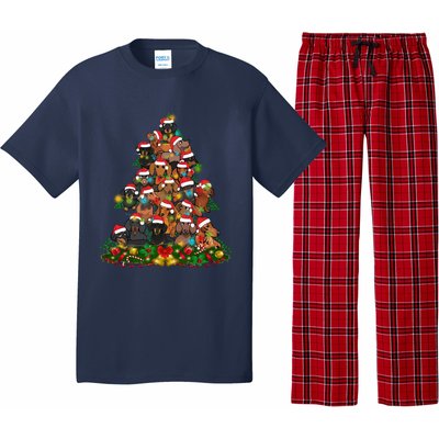 Dachshund Christmas Tree Pajama Set