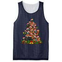 Dachshund Christmas Tree Mesh Reversible Basketball Jersey Tank