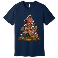 Dachshund Christmas Tree Premium T-Shirt