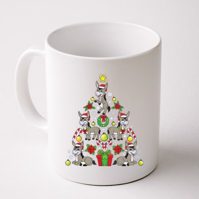 Donkey Christmas Tree Farmer Coffee Mug