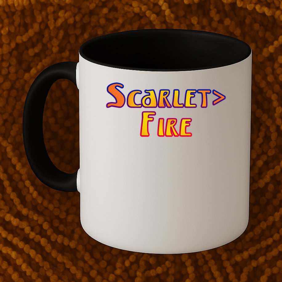 Deadheads Concert Tour Lot Scarletfire Scarlet Fire Once In Awhile T-Shirt Mug