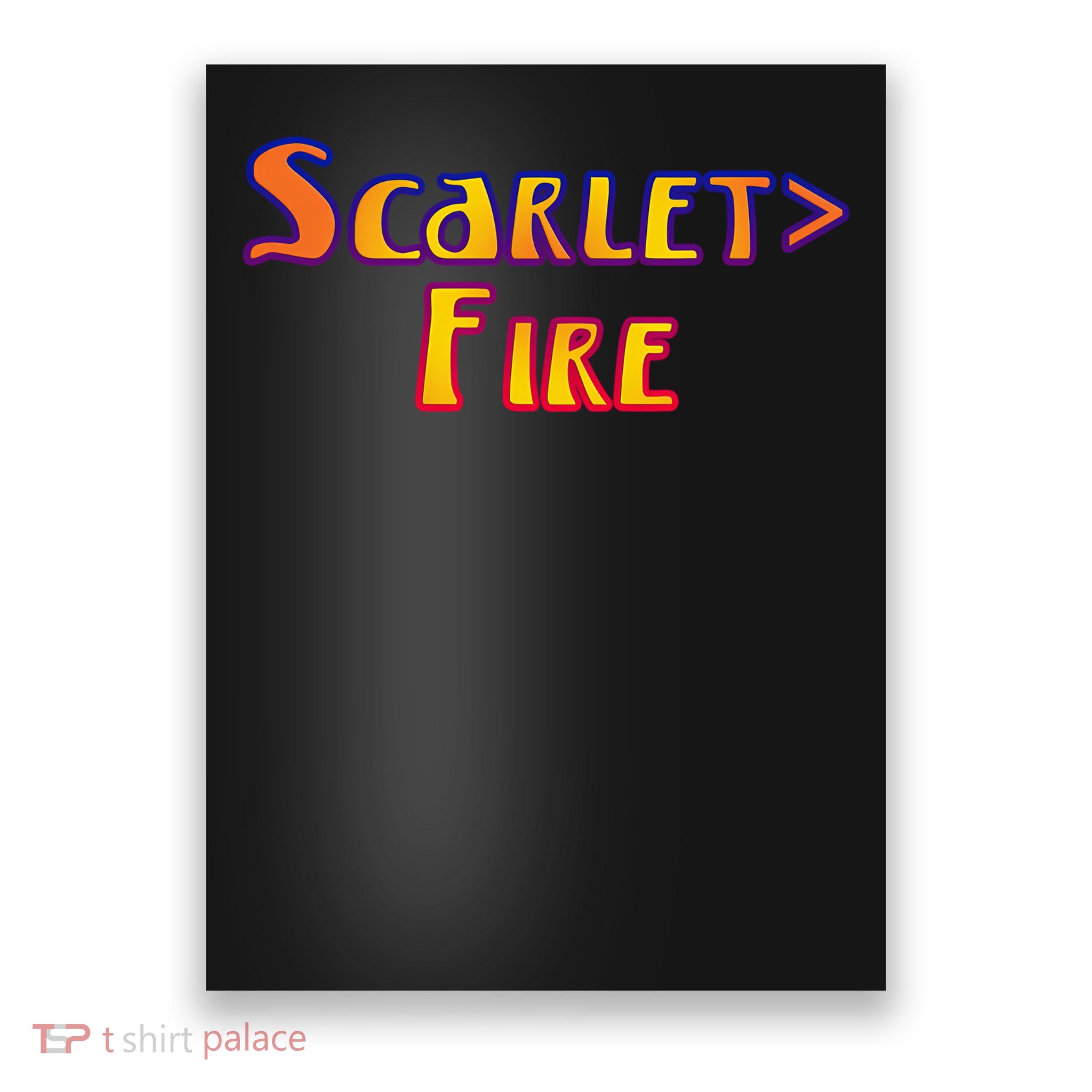 Deadheads Concert Tour Lot Scarletfire Scarlet Fire Once In Awhile T-Shirt Poster