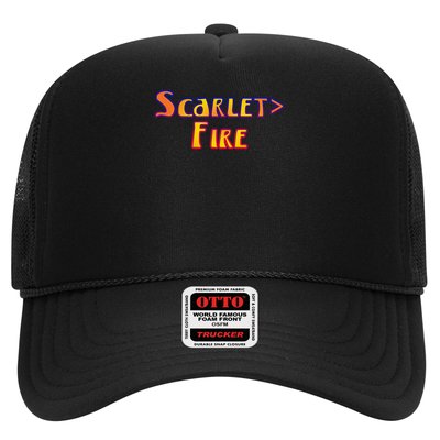 Deadheads Concert Tour Lot Scarletfire Scarlet Fire Once In Awhile T-Shirt Trucker Hat