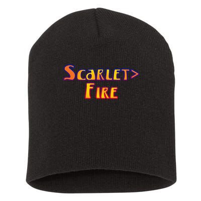 Deadheads Concert Tour Lot Scarletfire Scarlet Fire Once In Awhile T-Shirt Short Acrylic Beanie