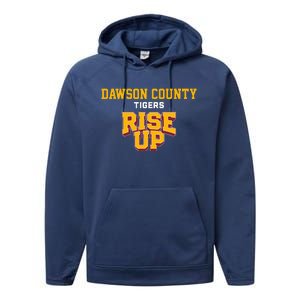 Dawson County Tigers Rise Up Hs Performance Fleece Hoodie