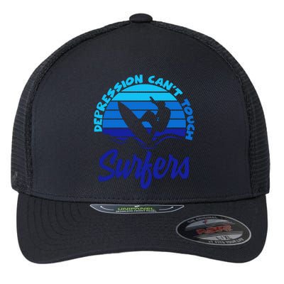 Depression Cant Touch Surfers Flexfit Unipanel Trucker Cap