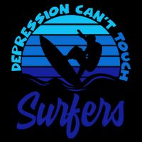 Depression Cant Touch Surfers City Backpack