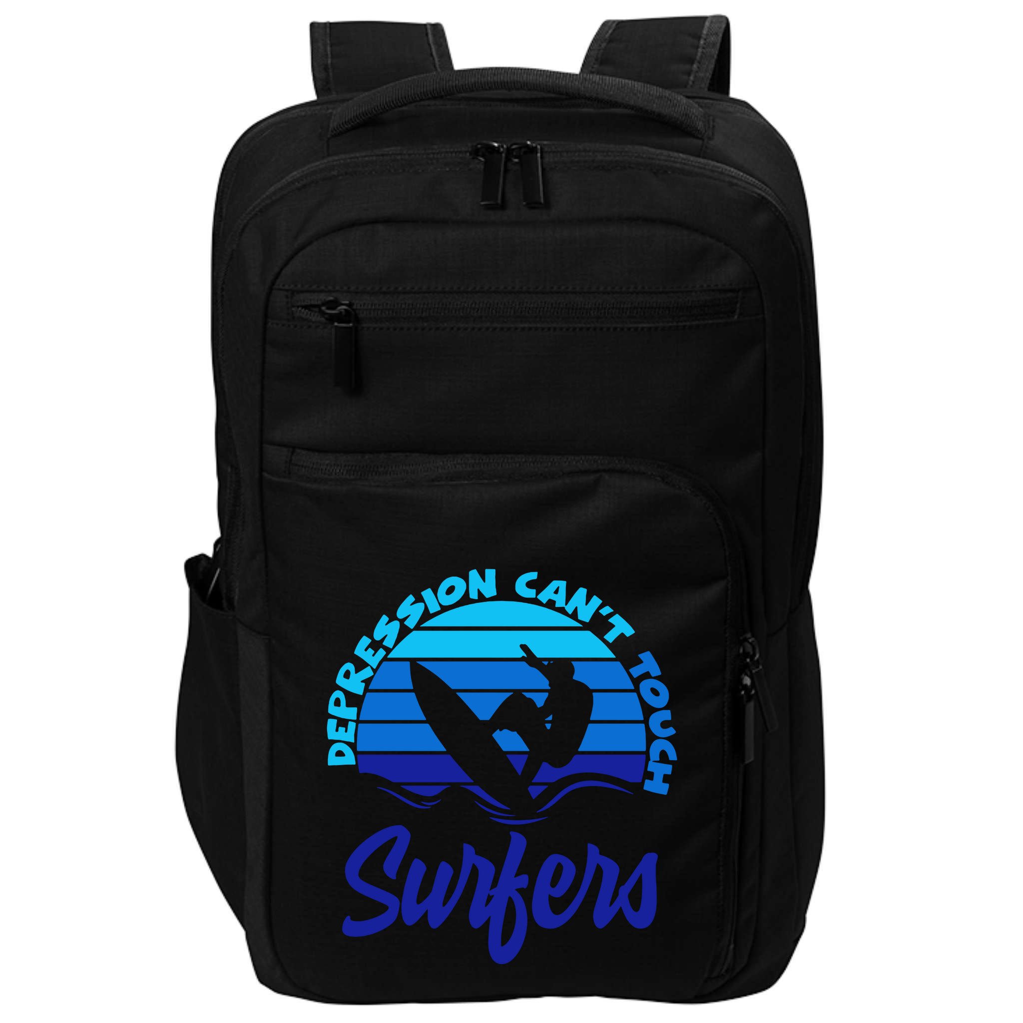 Depression Cant Touch Surfers Impact Tech Backpack