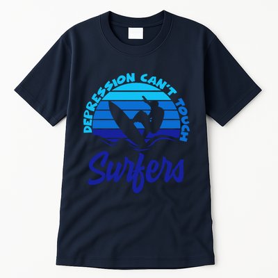 Depression Cant Touch Surfers Tall T-Shirt