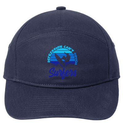 Depression Cant Touch Surfers 7-Panel Snapback Hat
