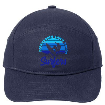 Depression Cant Touch Surfers 7-Panel Snapback Hat