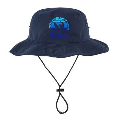 Depression Cant Touch Surfers Legacy Cool Fit Booney Bucket Hat