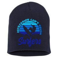 Depression Cant Touch Surfers Short Acrylic Beanie