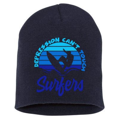 Depression Cant Touch Surfers Short Acrylic Beanie