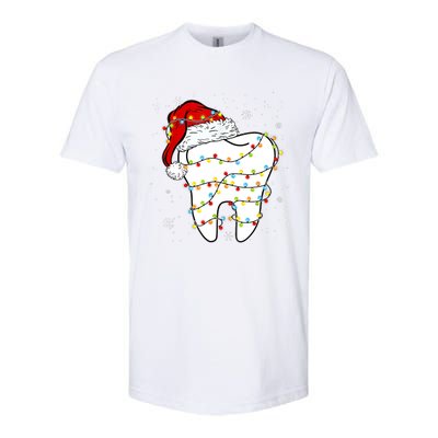 Dentist Christmas Teeth Santa Dental Hygiene Dental Life Softstyle® CVC T-Shirt