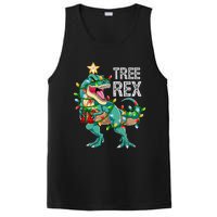 Dinosaur Christmas Tree Lights T Rex Gifts Christmas PosiCharge Competitor Tank