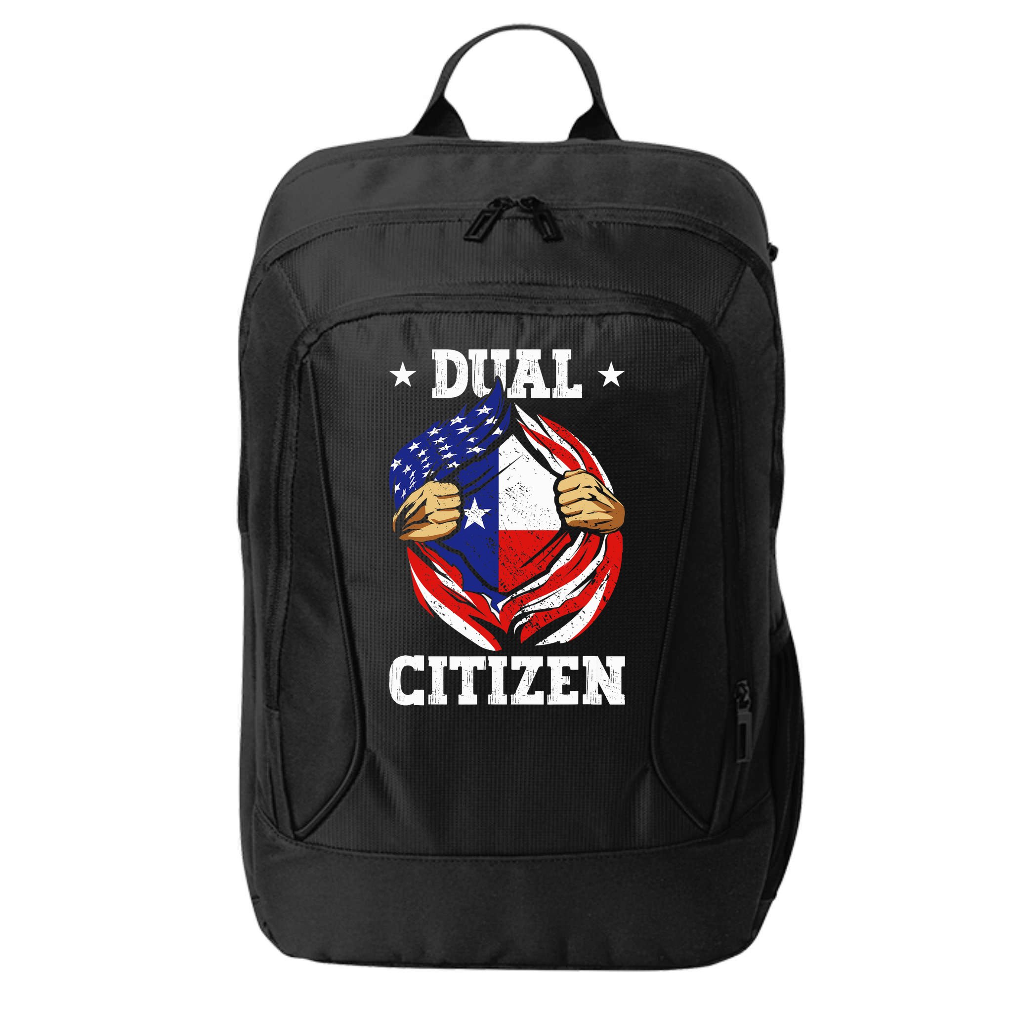 Dual Citizen Texas Pride Usa And Texas Flag Texan City Backpack