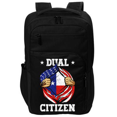 Dual Citizen Texas Pride Usa And Texas Flag Texan Impact Tech Backpack