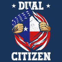 Dual Citizen Texas Pride Usa And Texas Flag Texan Cooling Performance Crew T-Shirt