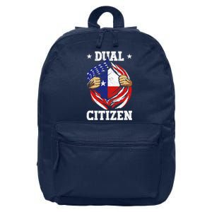 Dual Citizen Texas Pride Usa And Texas Flag Texan 16 in Basic Backpack