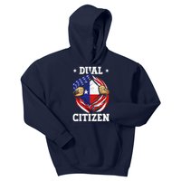 Dual Citizen Texas Pride Usa And Texas Flag Texan Kids Hoodie