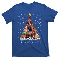 Dachshund Christmas Tree Funny Santa Reindeer Lover Meaningful Gift T-Shirt