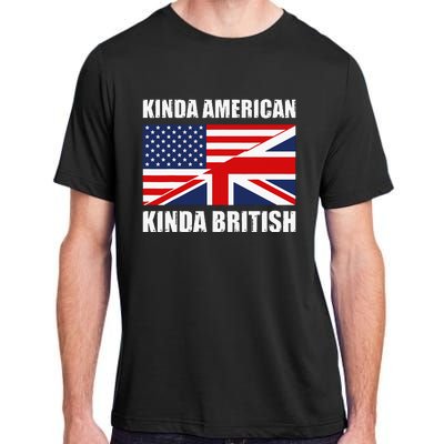 Dual Citizenship UK USA Kinda American Kinda British Adult ChromaSoft Performance T-Shirt