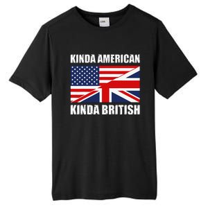 Dual Citizenship UK USA Kinda American Kinda British Tall Fusion ChromaSoft Performance T-Shirt