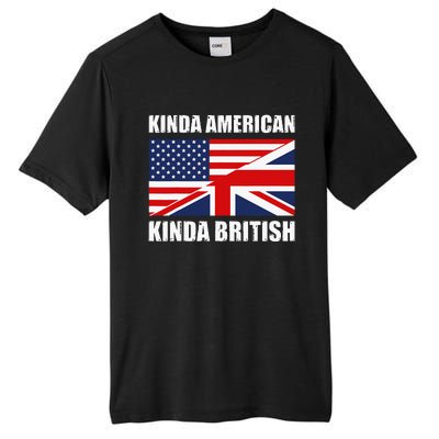 Dual Citizenship UK USA Kinda American Kinda British Tall Fusion ChromaSoft Performance T-Shirt