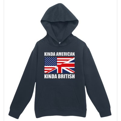 Dual Citizenship UK USA Kinda American Kinda British Urban Pullover Hoodie