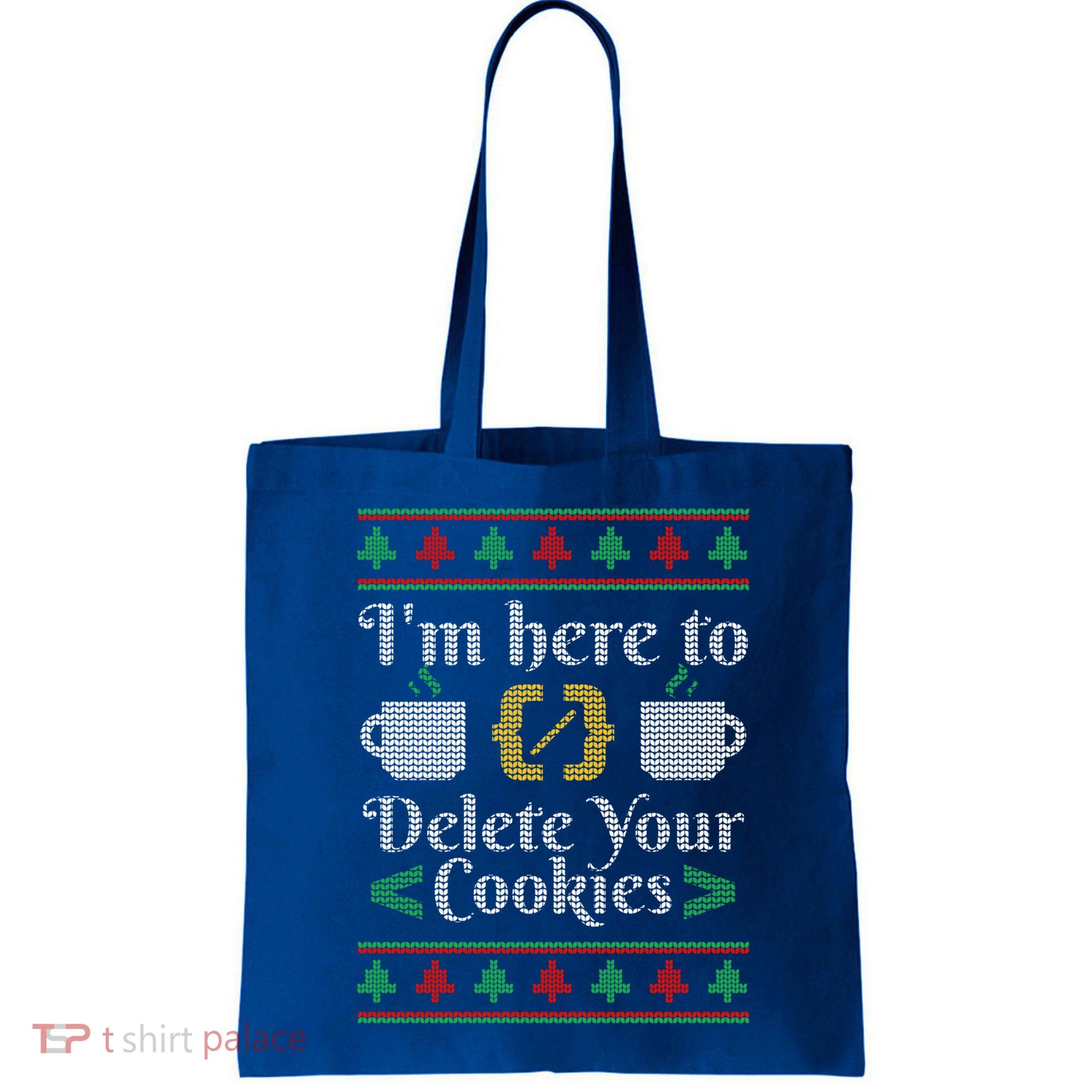 Delete Cookies Ugly Sweater Christmas Sweater Xmas Gift Tote Bag