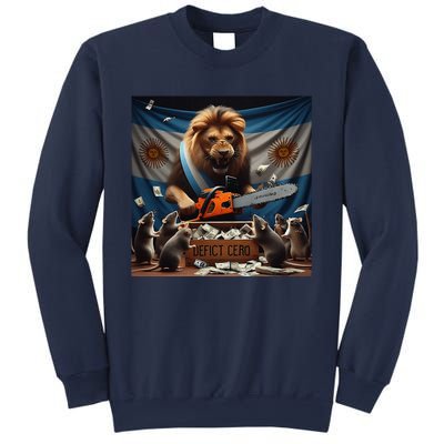 Deficit Cero Viva La Libertad Carajo Javier Milei Sweatshirt