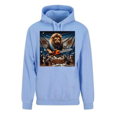 Deficit Cero Viva La Libertad Carajo Javier Milei Unisex Surf Hoodie