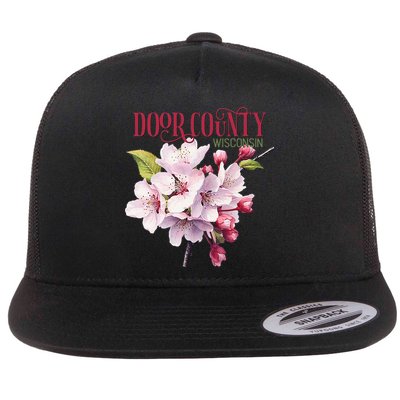 Door County Wisconsin Cherry Blossoms Festival Cherries Flatbill Hat