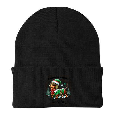 Dachshund Christmas Walking In A Wiener Wonderland Cute Dog Meaningful Gift Beanie