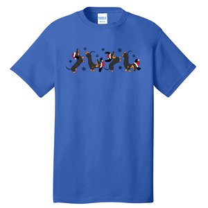 Dachshund Christmas Weenie Weiner Dog Christmas Gift Tall T-Shirt