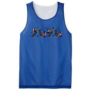 Dachshund Christmas Weenie Weiner Dog Christmas Gift Mesh Reversible Basketball Jersey Tank