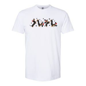 Dachshund Christmas Weenie Weiner Dog Christmas Gift Softstyle CVC T-Shirt