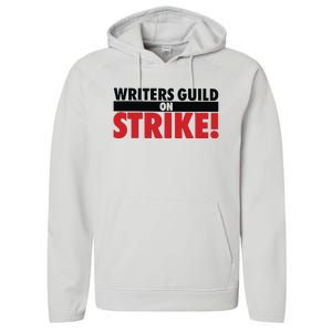 Damien Chazelle Writers Guild On Strike Performance Fleece Hoodie