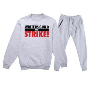 Damien Chazelle Writers Guild On Strike Premium Crewneck Sweatsuit Set