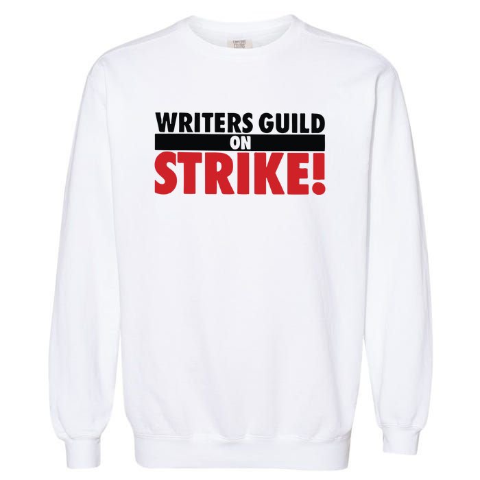 Damien Chazelle Writers Guild On Strike Garment-Dyed Sweatshirt