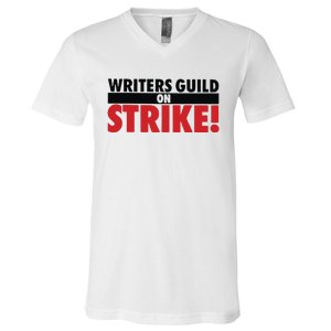 Damien Chazelle Writers Guild On Strike V-Neck T-Shirt