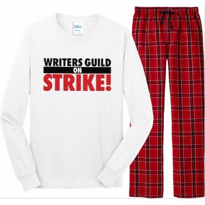 Damien Chazelle Writers Guild On Strike Long Sleeve Pajama Set