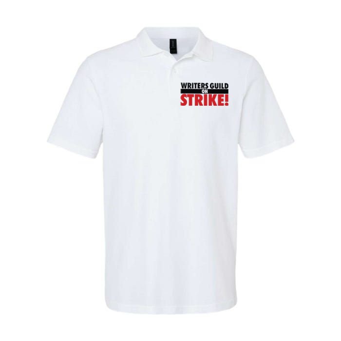 Damien Chazelle Writers Guild On Strike Softstyle Adult Sport Polo