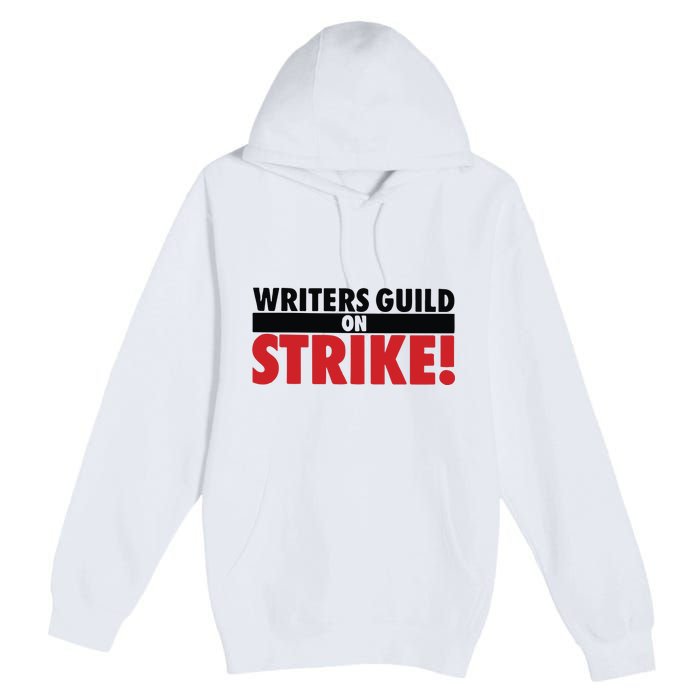 Damien Chazelle Writers Guild On Strike Premium Pullover Hoodie