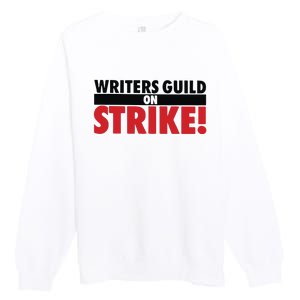 Damien Chazelle Writers Guild On Strike Premium Crewneck Sweatshirt