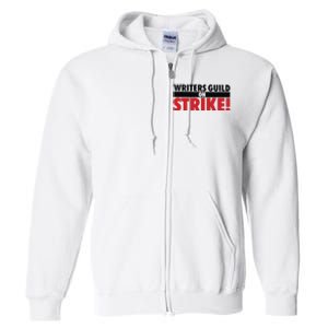 Damien Chazelle Writers Guild On Strike Full Zip Hoodie