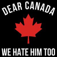 Dear Canada We Hate Him Too Impact Tech Backpack