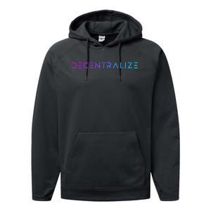 Decentralize Crypto Web3 Blockchain Performance Fleece Hoodie